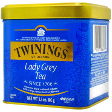 Чай черный Twinings Леди Грей листовой 100г mini slide 1