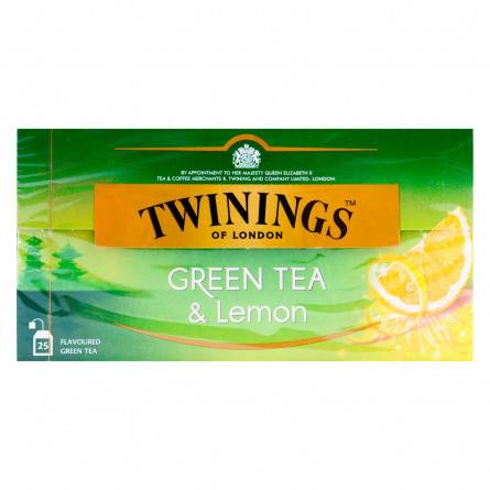 Чай Twinings зелений з лимоном 25шт х 1,6г slide 1