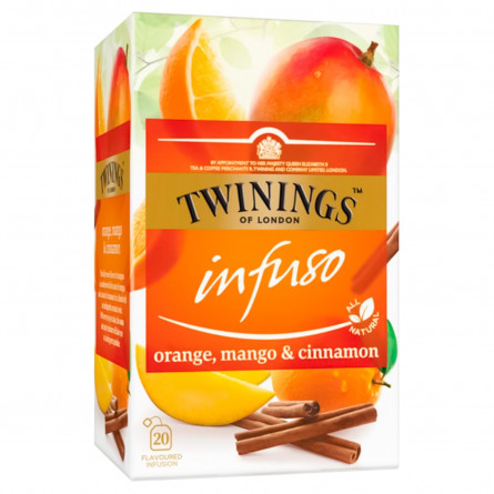 Чай Twinings фруктово-трав'яний апельсин, манго, кориця 20шт х 3,4г