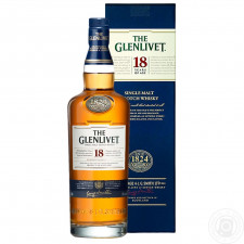 Віскі The Glenlivet 18 років 43% 0,7л mini slide 1