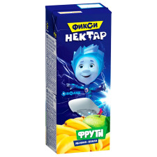 Нектар Belfood Фіксікі яблуко-банан 200мл mini slide 1