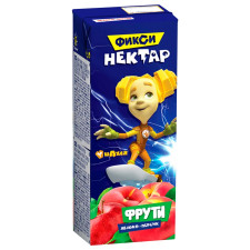Нектар Belfood Фіксікі яблуко-персик 200мл mini slide 1
