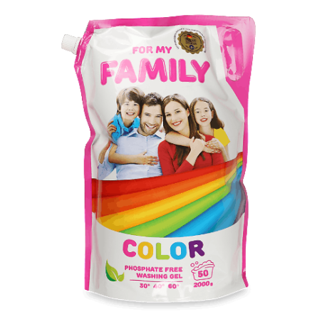 Гель для прання Family Color д/п