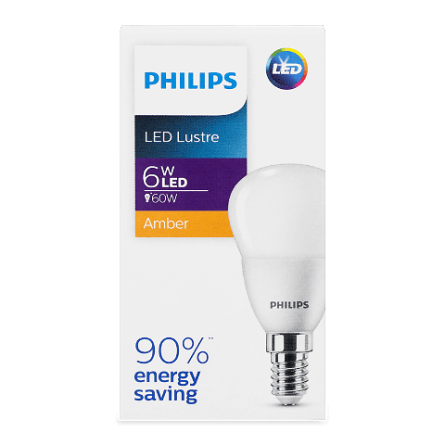 Лампа Philips Ecohome LED Lustre 6W 2700k E14 slide 1