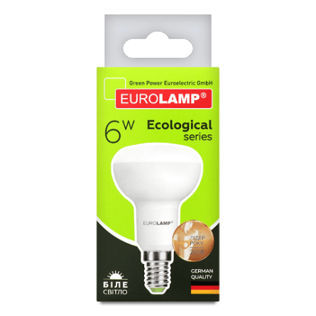 Лампа Eurolamp LED ECO P R50 6W 4000K E14