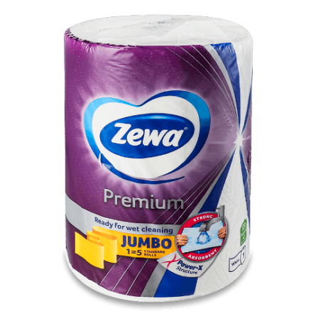 Рушники паперові Zewa Design Jumbo Premium