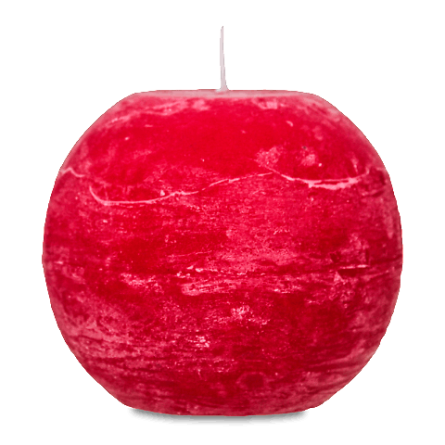 Свічка Candy Light куляста темно-червона slide 1