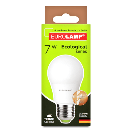 Лампа Eurolamp LED ECO P А50 7W 3000K E27 slide 1