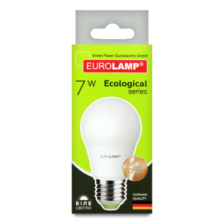Лампа Eurolamp LED ECO P А50 7W 4000K E27