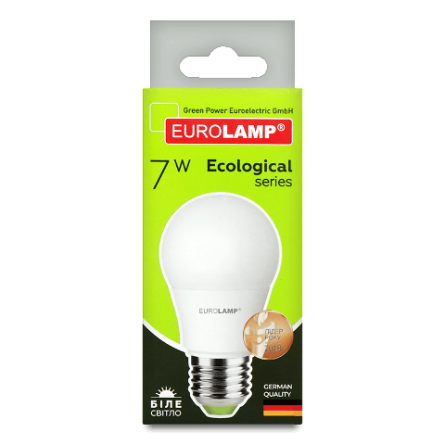 Лампа Eurolamp LED ECO P А50 7W 4000K E27 slide 1