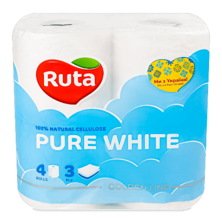 Папір туалетний Ruta Pure White