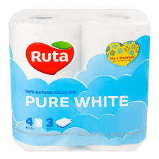 Папір туалетний Ruta Pure White mini slide 1