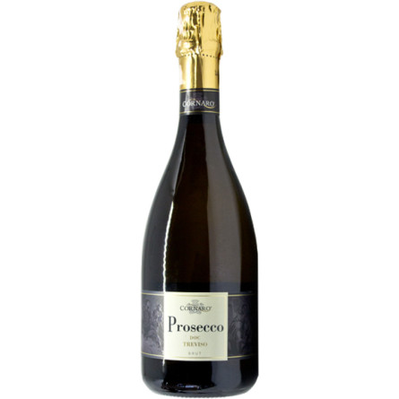 Вино игристое Montelliana Cornaro Prosecco brut Spumante белое брют 0.75 л 11% slide 1