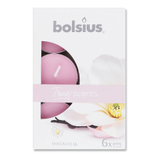 Набір свічок Bolsius Магнолія ароматизовані чайні 6 шт. mini slide 1