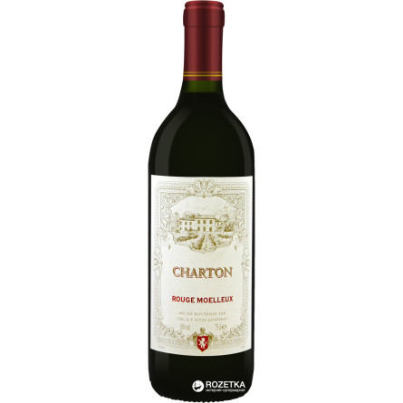 Вино Charton Rouge Moelleux червоне напівсолодке 0.75 л 11%