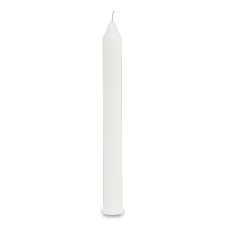 Свічка господарська біла №9 18 см mini slide 1