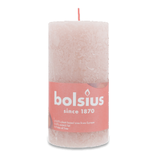 Свічка Bolsius «Руcтик» туманна рожева 130X68 мм mini slide 1