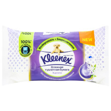 Папір туалетний Kleenex Supreme вологий 38шт mini slide 1
