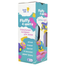Набор для лепки Genio Kids Fluffy 4цвета mini slide 1