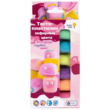 Тісто-пластилін Genio Kids Зефірні кольори 6 кольорів mini slide 1