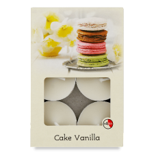 Свічки ароматичні Candy Light TL ванільний торт 6A/1 6шт mini slide 1