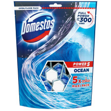 Блоки для чищення унітазу Domestos Power 5 Максі Свіжість океану 5шт*55г mini slide 1