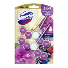 Засіб для унітазу Domestos Duo Power Подвійний аромат Троянда і жасмин 2х55г mini slide 1