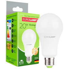 Лампа світлодіодна Eurolamp LED ЕКО A75 20W E27 4000K mini slide 1
