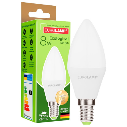 Лампа Eurolamp світлодіодна DCL 8W E14 3000K