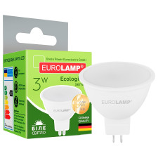 Лампа Eurolamp LED ЕКО D SMD MR16 3W 4000K GU5.3 mini slide 1