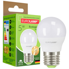 Лампа Eurolamp LED ЕКО G45 5W 3000K E27 mini slide 1