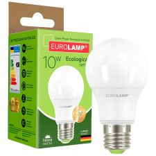 Лампа светодиодная Eurolamp LED A60 E27 10W 3000K mini slide 1