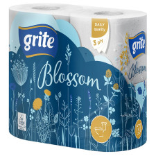 Папір туалетний Grite Blossom 4шт mini slide 1