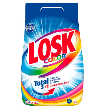 Порошок пральний Losk для кольорових речей автомат 3,45кг slide 1
