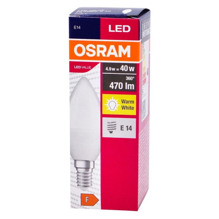 Світлодіодна лампа Osram 6W 2700K E14