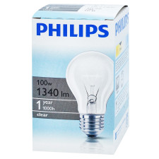 Лампа розжарювання Philips Stan 100W E27 230V A55 CL 1CT/12X10F mini slide 1