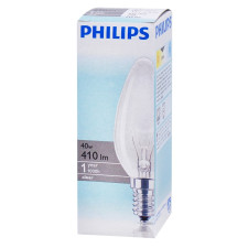Лампа розжарювання Philips Stan 40W E14 230V B35 CL 1CT/10X10F mini slide 1
