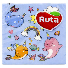 Серветки Ruta Art Казка 33х33 20шт mini slide 1