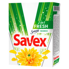 Порошок стиральный Savex 2in1 Fresh автомат 0,4кг mini slide 1