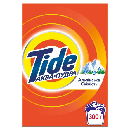 Пральний порошок Tide Аква-Пудра Альпійська свіжість для ручного прання 300г