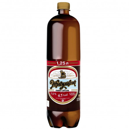 Пиво Оболонь Жигулевское светлое 4,2% 1,25л slide 1