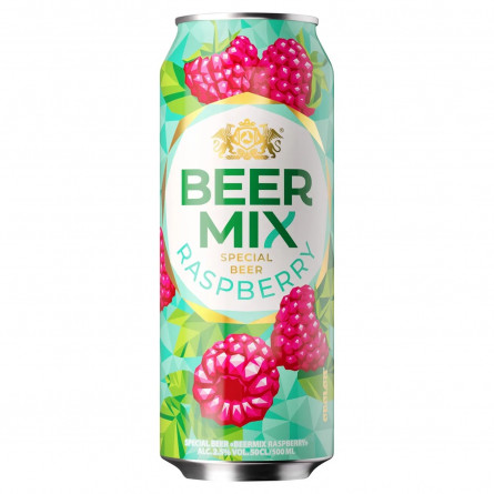 Пиво Оболонь Beermix Малина світле 2,5% 0,5л