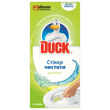 Стикер чистоты для унитаза Duck Цитрус 3шт mini slide 1