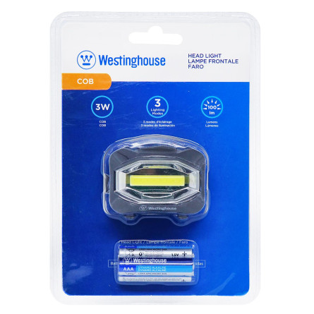 Ліхтар налобний Westinghouse WF210 3W(30м)100Лм+ 3 ? AAA/LR03 батарейкив комплекті