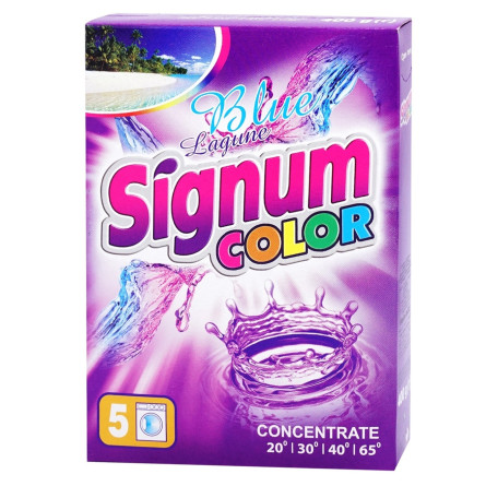 Порошок стиральный Signum Color 400г