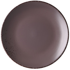 Тарелка обеденная Ardesto Lucca Grey Brown 26см mini slide 1