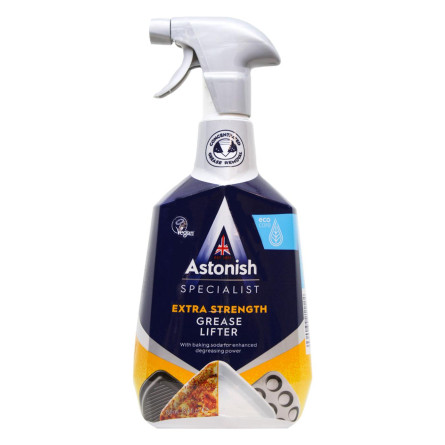 Очищувач спеціалізований Astonish від жиру, бруду та пригорілої їжі 750мл