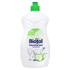 Средство Biotol жидкое для мытья посуды с ароматом яблока 0,5л mini slide 1