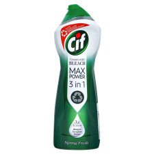 Крем для чищення Cif Bleach Max Power 3в1 750мл mini slide 1