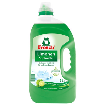 Бальзам для мытья посуды Frosch Зеленый лимон 5л